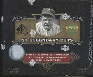 2007 SP Legendary Cuts Hobby Box Break (12 Spots) #1 + 2 Pre-WWII Mixer Spots