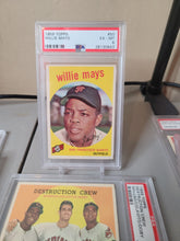 Load image into Gallery viewer, Pre-WWII Filler ~ 1959 Topps Graded Mini-Mixer (25 spots) ~ PSA 6 Mays+ 2 BONUS Pre-WWII Mixer Spots