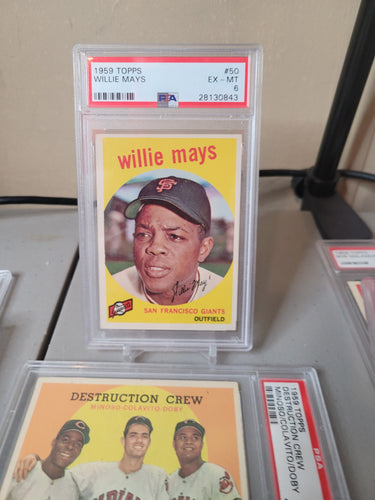 Pre-WWII Filler ~ 1959 Topps Graded Mini-Mixer (25 spots) ~ PSA 6 Mays+ 2 BONUS Pre-WWII Mixer Spots