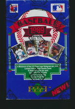 Load image into Gallery viewer, 1989 Upper Deck Baseball Low Number BBCE FASC Box Break #6 (Limit 3)