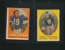 Load image into Gallery viewer, 1958 Topps Football Complete Low- to Mid-Grade Set Group Break #8 (Limit 10)