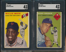 Load image into Gallery viewer, 1954 Topps Baseball Low to Mid-Grade Complete Set Group Break #13 (Limit 5)