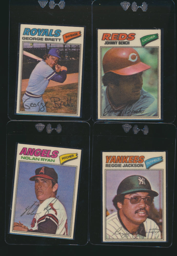 1977 Topps Cloth Stickers Baseball Set Break + 2 BONUS Mega Mixer Spots