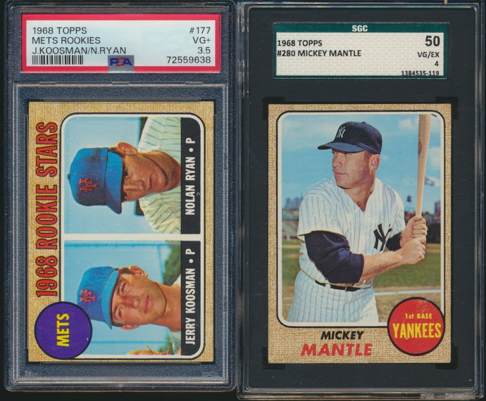 1968 Topps Baseball Low to Mid-Grade Set Break #15 (Limit 20) + BONUS 10 Mega Mixer Spots