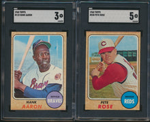 Load image into Gallery viewer, 1968 Topps Baseball Low to Mid-Grade Set Break #15 (Limit 20) + BONUS 10 Mega Mixer Spots