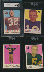1959 Topps Football Low to Mid-GradeSet Break Pricing Info (LIMIT removed)