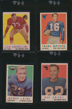 Load image into Gallery viewer, 1959 Topps Football Low to Mid-GradeSet Break Pricing Info (LIMIT removed)
