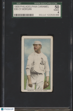 Load image into Gallery viewer, 1909 Philadelphia Caramel (E95) Cy Morgan SGC 4