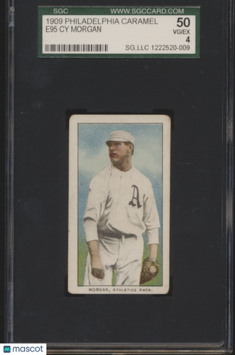 1909 Philadelphia Caramel (E95) Cy Morgan SGC 4