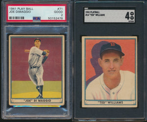 1941 Play Ball Complete Set Group Break #9 (Low to mid Grade, Limit 2)