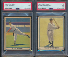 Load image into Gallery viewer, 1941 Play Ball Complete Set Group Break #9 (Low to mid Grade, Limit 2)