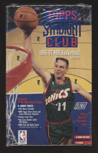1996-97 Stadium Club Series 1 Basketball Hobby Box Break (24 spots)