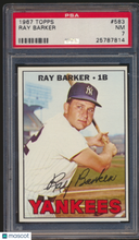 Load image into Gallery viewer, 1967 Topps #583 Ray Barker PSA 7 S26-03d