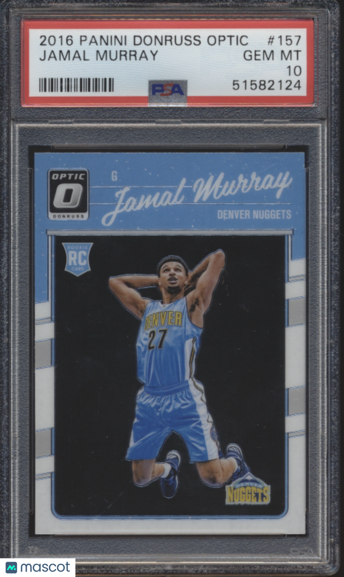 2016 Panini Donruss Optic #157 Jamal Murray PSA 10 RC