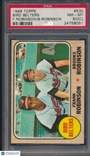 Load image into Gallery viewer, 1968 Topps Bird Belters #530 F. Robinson B. Robinson Oc PSA 8