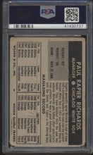 Load image into Gallery viewer, 1954 Wilson Franks Paul Richards MK PSA 1