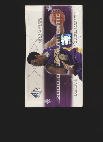 2000 UD SP Authentic Basketball Hobby Box Break (24 spots)