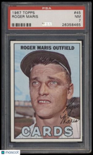 Load image into Gallery viewer, 1967 Topps 45 Roger Maris  PSA 7 NM