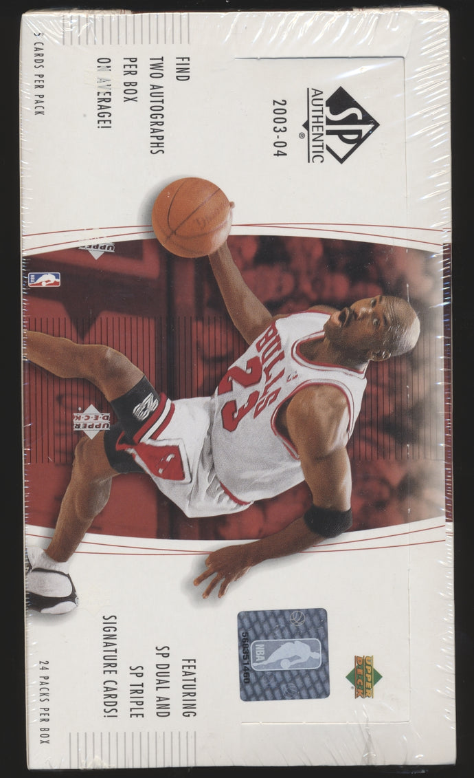 2003-04 SP Authentic Basketball Hobby Box Break (24 spots)