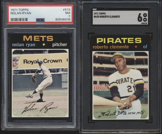 1971 Topps Baseball Mid-to High-Grade Set Break #6 (Limit removed)