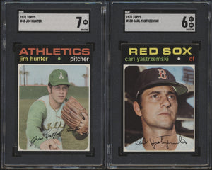 1971 Topps Baseball Mid-to High-Grade Set Break #6 (Limit removed)