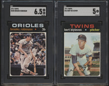 Load image into Gallery viewer, 1971 Topps Baseball Mid-to High-Grade Set Break #6 (Limit removed)
