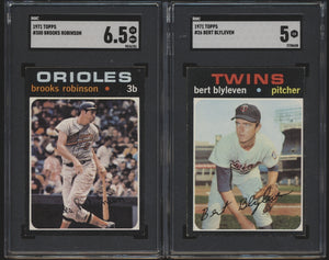 1971 Topps Baseball Mid-to High-Grade Set Break #6 (Limit removed)
