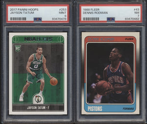 Basketball Mixer Break (50 spots, No Limit) featuring 1980s to Current Stars + 4 spots in the upcoming '03-04 SP Authentic Box Break
