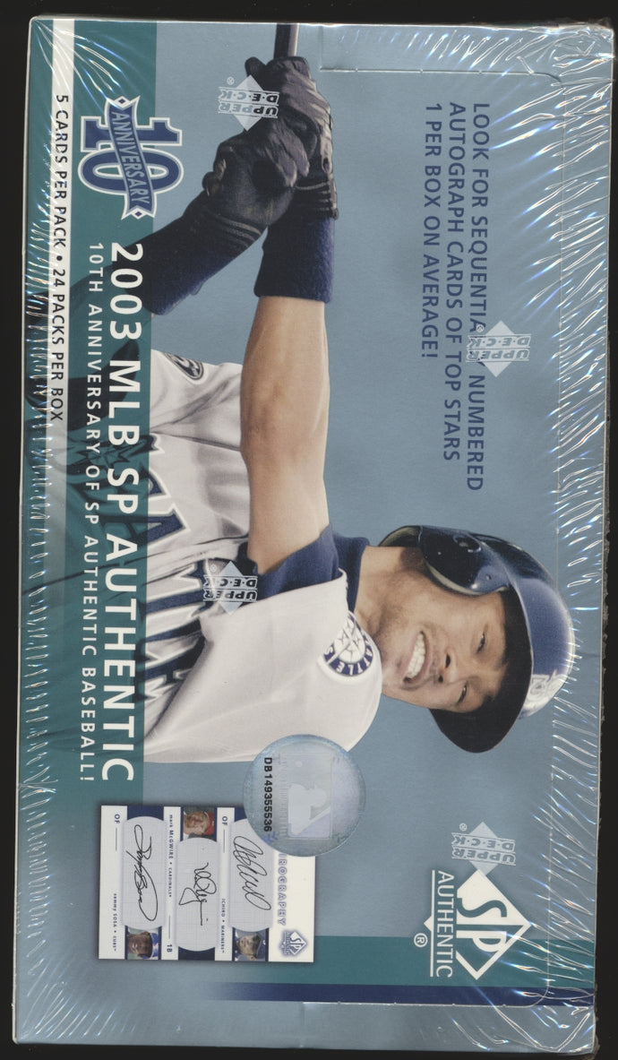 2003 SP Authentic MLB Hobby Box Break (24 Spots) #1 + 2 HOF RC Auto Mixer Spots