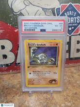 Load image into Gallery viewer, 2000 Pokemon Gym Challenge Brock's Geodude 1st Edition PSA 4 #68