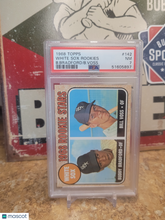 Load image into Gallery viewer, 1968 Topps #142 White Sox Rookies B.Bradford/B.Voss PSA 7 SNG-20260606-0005