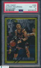 Load image into Gallery viewer, 1996 Finest Alonzo Mourning #288 W Coating PSA 8