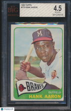 Load image into Gallery viewer, 1965 Topps Hank Aaron #170 BVG 4.5