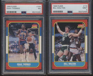 1986 Fleer Basketball PSA Mixer Break (50 spots, No Limit) featuring Unopened Pack Break Spots