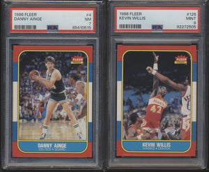 1986 Fleer Basketball PSA Mixer Break (50 spots, No Limit) featuring Unopened Pack Break Spots