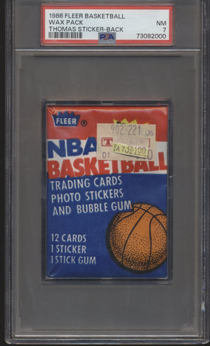 1986 Fleer Basketball PSA Mixer Break (50 spots, No Limit) featuring Unopened Pack Break Spots