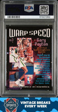 Load image into Gallery viewer, 1995 Stadium Club Warp Speed #WS3 Gary Payton Warp Speed-Members Only PSA 7
