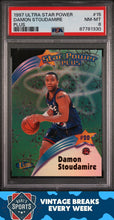 Load image into Gallery viewer, 1997 Ultra Star Power #15 Damon Stoudamire Plus PSA 8