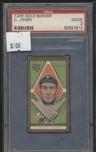 Load image into Gallery viewer, 1911 T205 Gold Border Deacon Jones PSA 2 Polar Bear