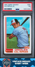 Load image into Gallery viewer, 1982 Topps Traded #98T Cal Ripken Jr. PSA 7