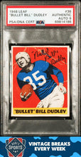 Load image into Gallery viewer, 1948 Leaf #36 Bill Dudley PSA/DNA Auto 9