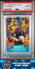 Load image into Gallery viewer, 2023 Topps Now X Tyson Beck X C.J. Stroud #CJ2 PSA 10