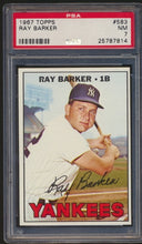 Load image into Gallery viewer, 1967 Topps #583 Ray Barker PSA 7