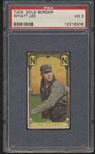 Load image into Gallery viewer, 1911 T205 Gold Border Wyatt Lee PSA 3