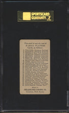 Load image into Gallery viewer, 1909 Philadelphia Caramel E95 Cy Morgan SGC 4