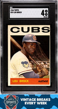 Load image into Gallery viewer, 1964 Topps #29 Lou Brock SGC 4