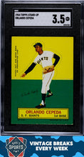 Load image into Gallery viewer, 1964 Topps Stand-Up Orlando Cepeda SGC 3.5
