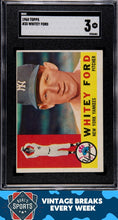 Load image into Gallery viewer, 1960 Topps #35 Whitey Ford SGC 3