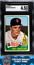 Load image into Gallery viewer, 1965 Topps #55 Tony Conigliaro SGC 4.5