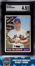 Load image into Gallery viewer, 1966 Topps #124 Tug Mcgraw SGC 4.5